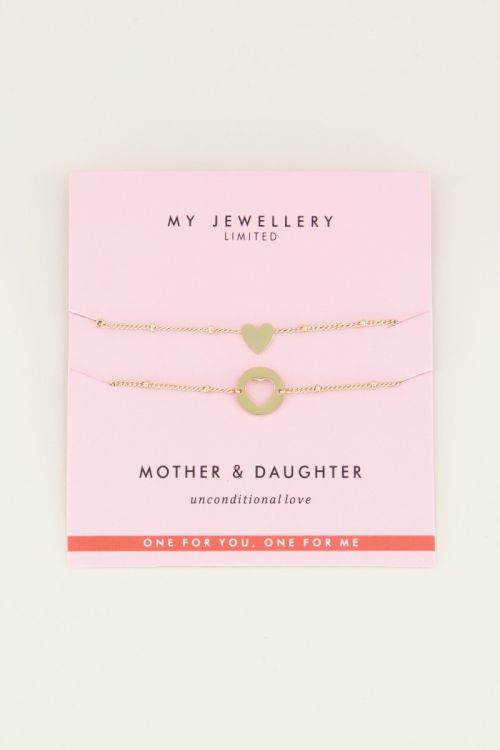 Bracelet Mother Daughter 2 colors Kiekebooh