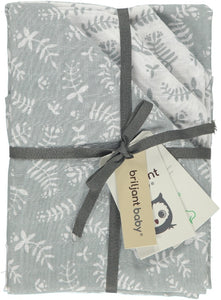 Hydrophilic Multi Cloth Botanic Grey (4 pcs)
