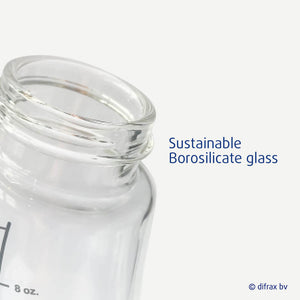 S-baby bottle GLASS - Wide - 200 ml