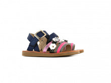 Load image into Gallery viewer, Classic Sandal Blue Snake Pink
