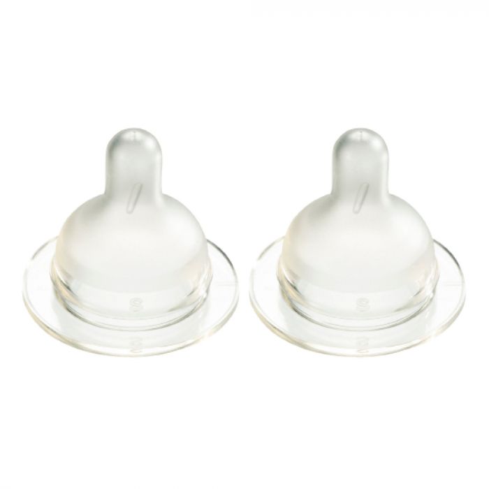 Teat - Wide - Nipple - Small 0M+ - 2 pack